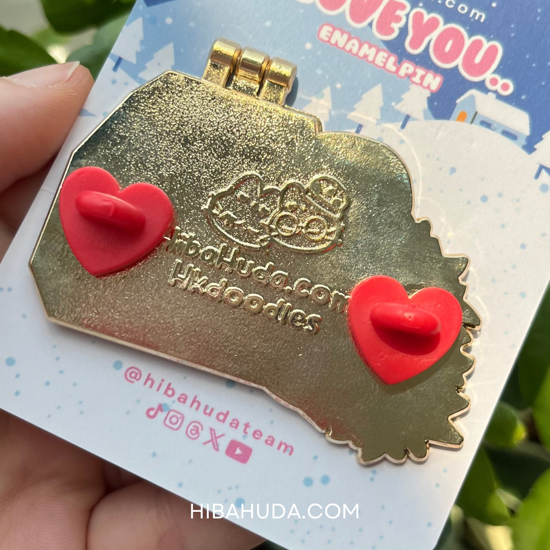 Enamel Pin - I Love You..
