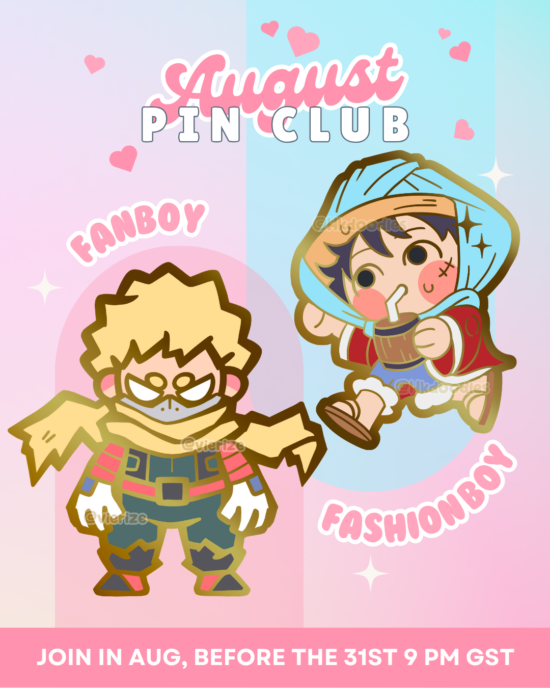 Monthly Subscription Club - Exclusive & Limited Edition Enamel Pins!