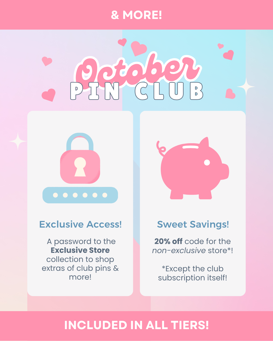 Monthly Subscription Club - Exclusive & Limited Edition Enamel Pins!