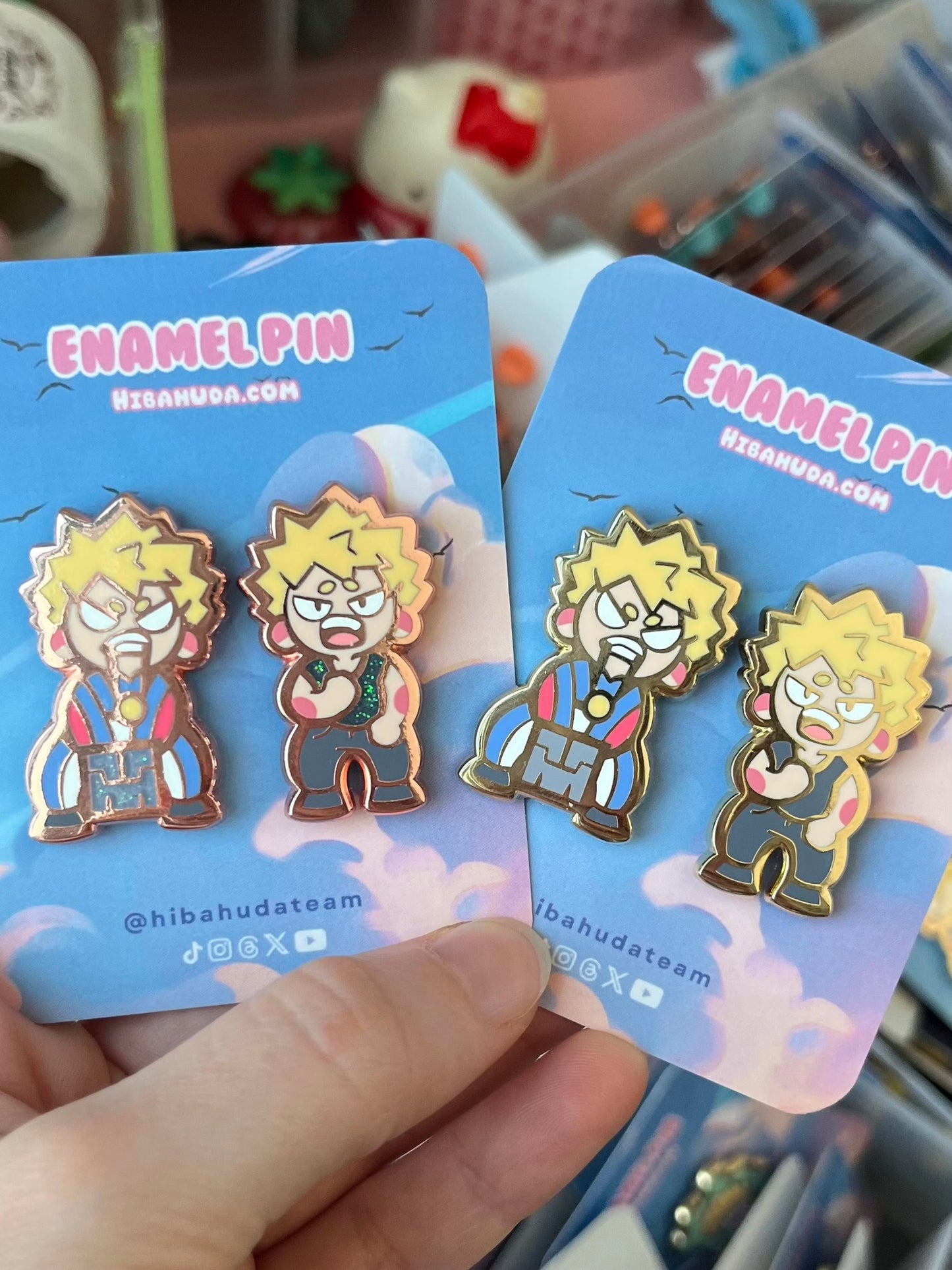 Enamel Pin Set - Baku Moments LIMITED EDITION glitter variant