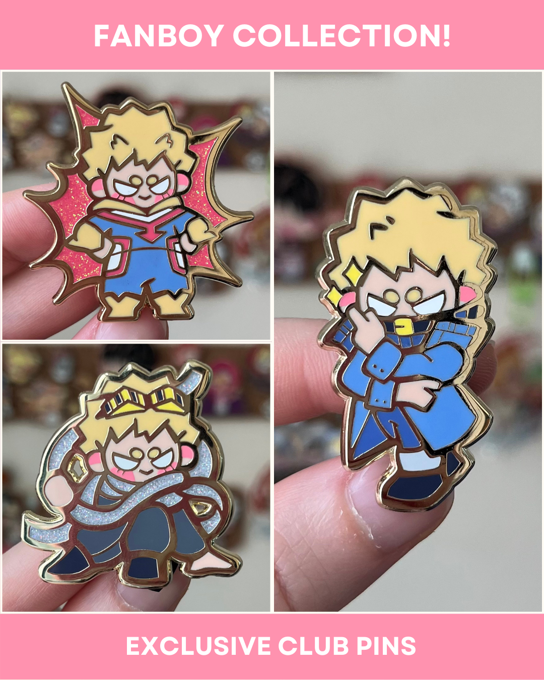 Enamel Pin - LIMITED EDITION Fanboy Collection