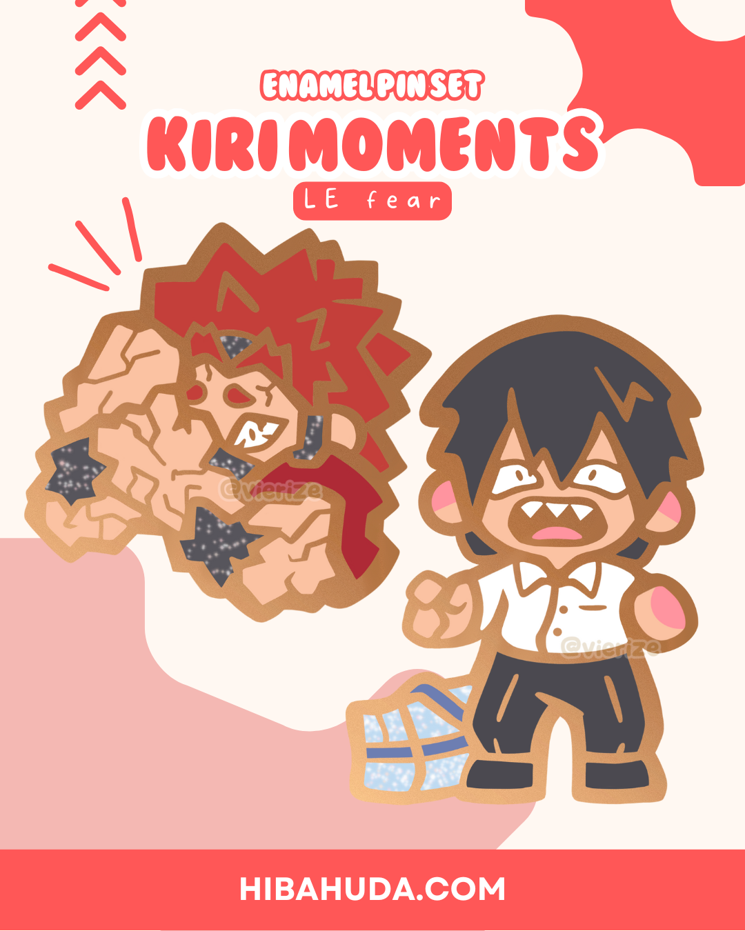 Enamel Pin Set - Kiri Moments LIMITED EDITION glitter variant