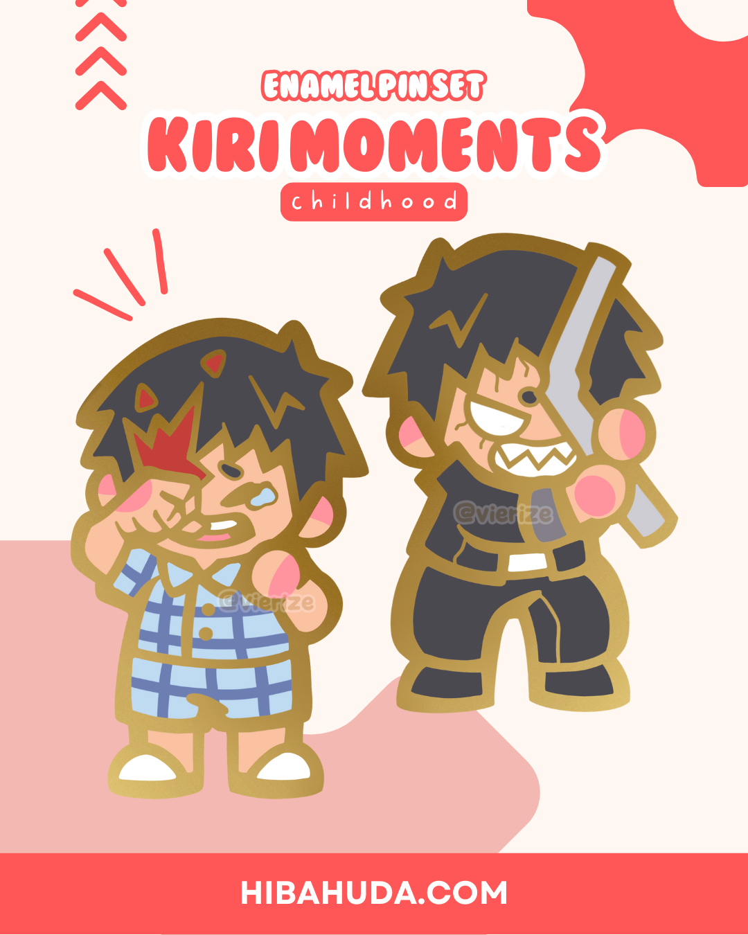 Enamel Pin Set - Kiri Moments
