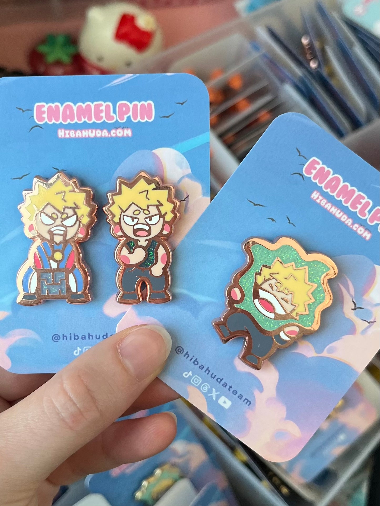 Enamel Pin Set - Baku Moments LIMITED EDITION glitter variant