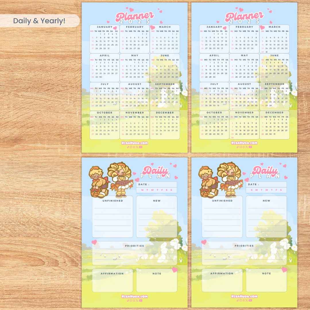 Digital Download Bundle - HumanPurin Planners