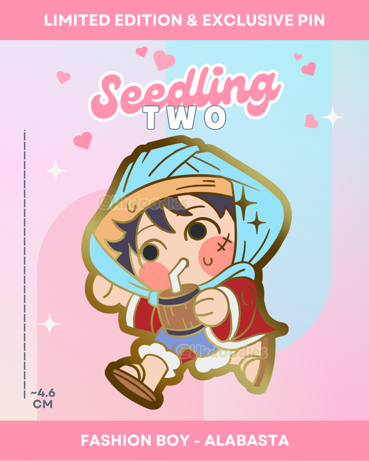 Collectible Metal Enamel Pin -  LIMITED EDITION Fashion Boy Collection