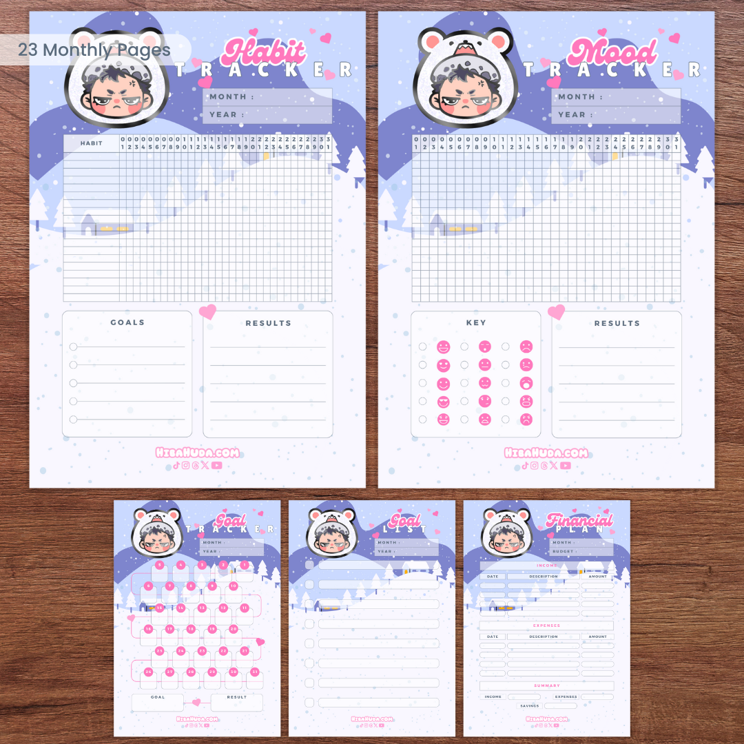 Digital Download Bundle - Heart Besties Planners