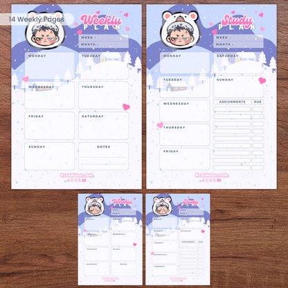 Digital Download Bundle - Heart Besties Planners