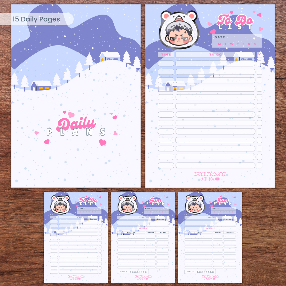 Digital Download Bundle - Heart Besties Planners