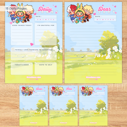 Digital Download Bundle - Hero Besties Planners