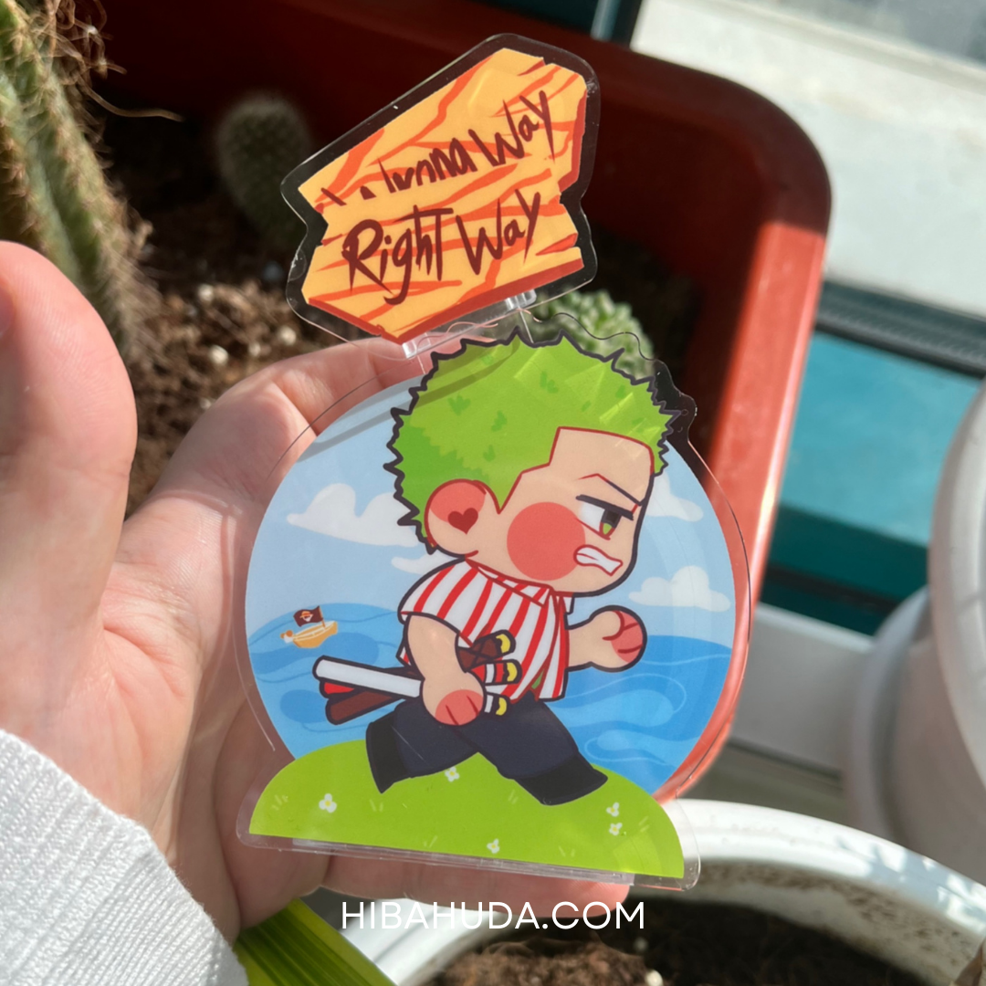 Acrylic Bobble Head - Lost Marimo