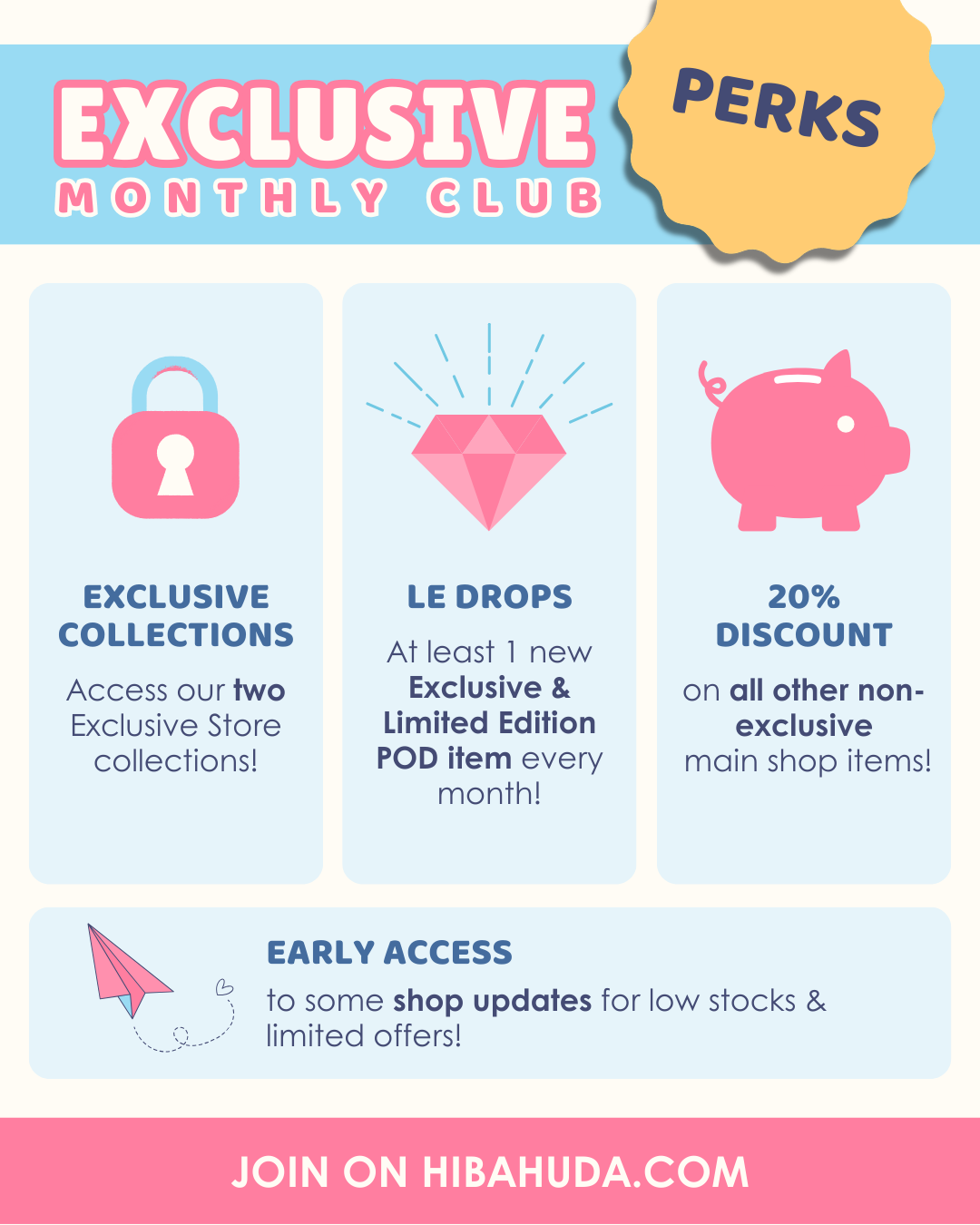 Exclusive Club Subscription!