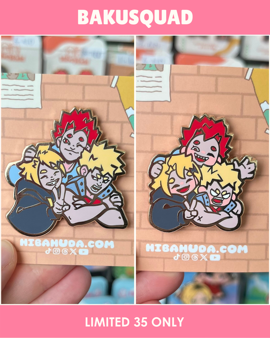 دبوس معدني مطلي بالمينا قابل للجمع - إصدار محدود من باكوسكواد