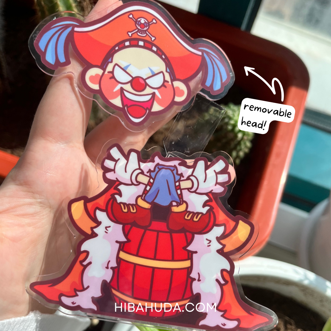 Acrylic Bobble Head - Mini Clown