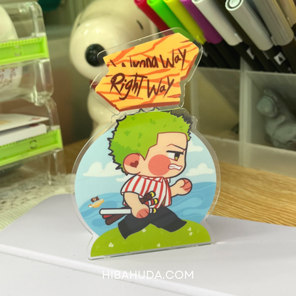 Acrylic Bobble Head - Lost Marimo