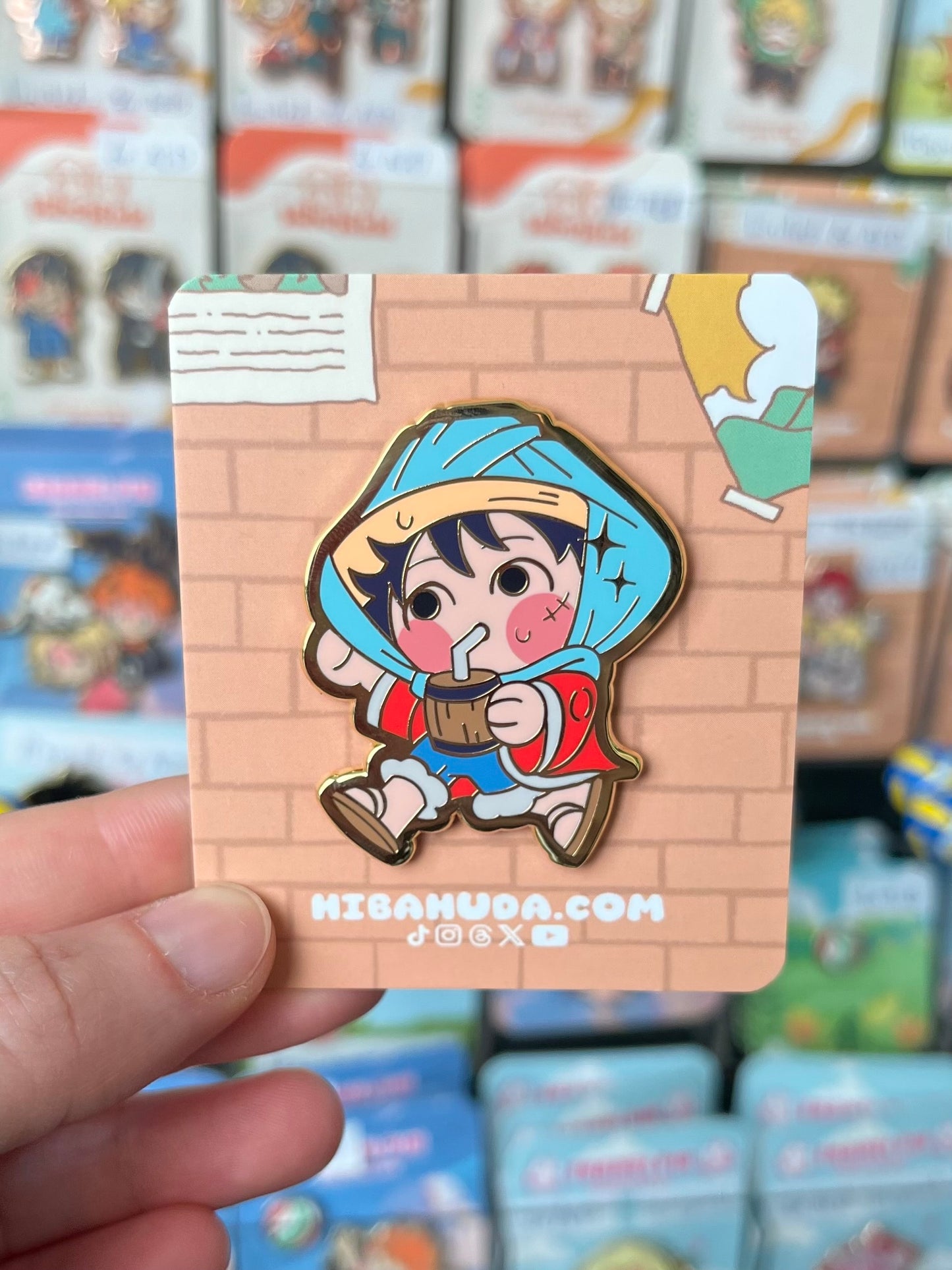 Collectible Metal Enamel Pin -  LIMITED EDITION Fashion Boy Collection