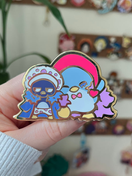 Enamel Pin -  LIMITED EDITION Heart Penguins