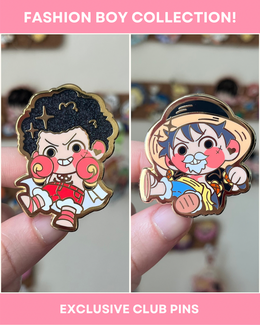 Enamel Pin -  LIMITED EDITION Fashion Boy Collection