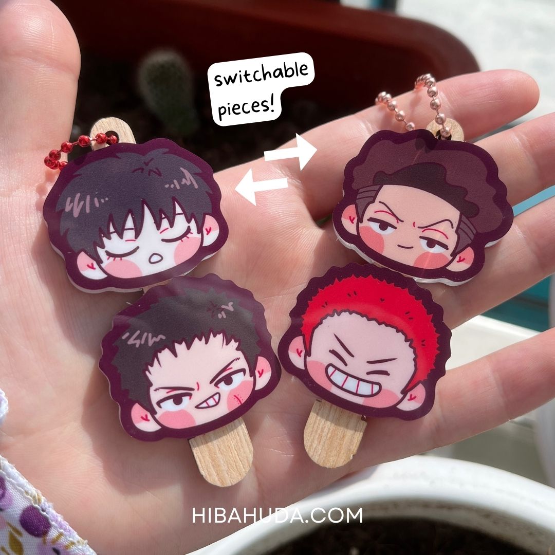 Acrylic Keychain - BBQ Dunks