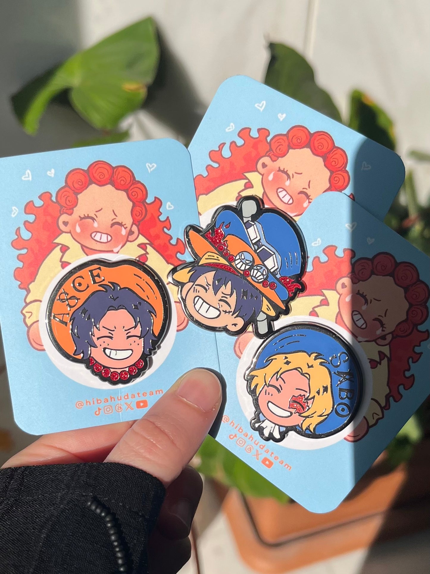 Enamel Pin Set - ASL Brothers LIMITED EDITION glitter variant