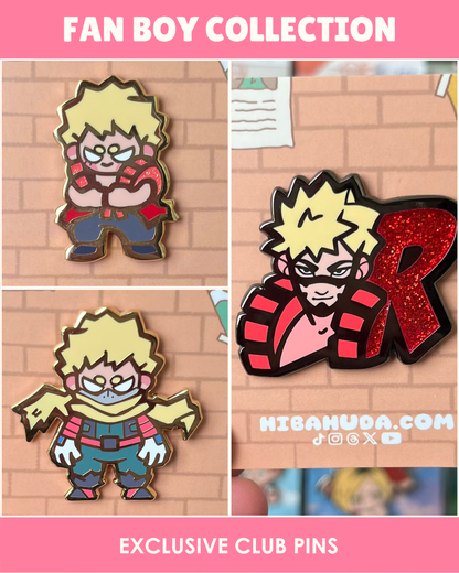 Collectible Metal Enamel Pin -  LIMITED EDITION Fanboy Collection