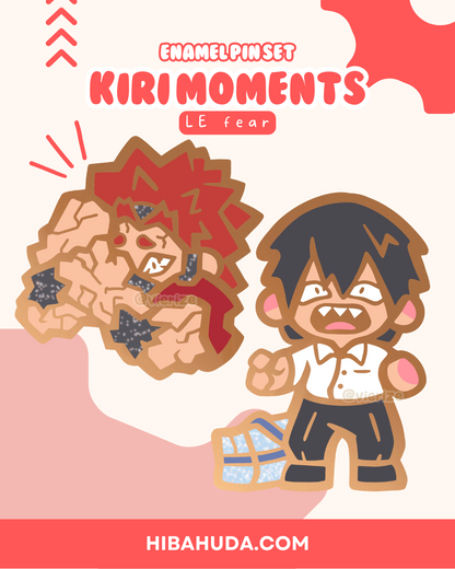 Enamel Pin Set - Kiri Moments LIMITED EDITION glitter variant
