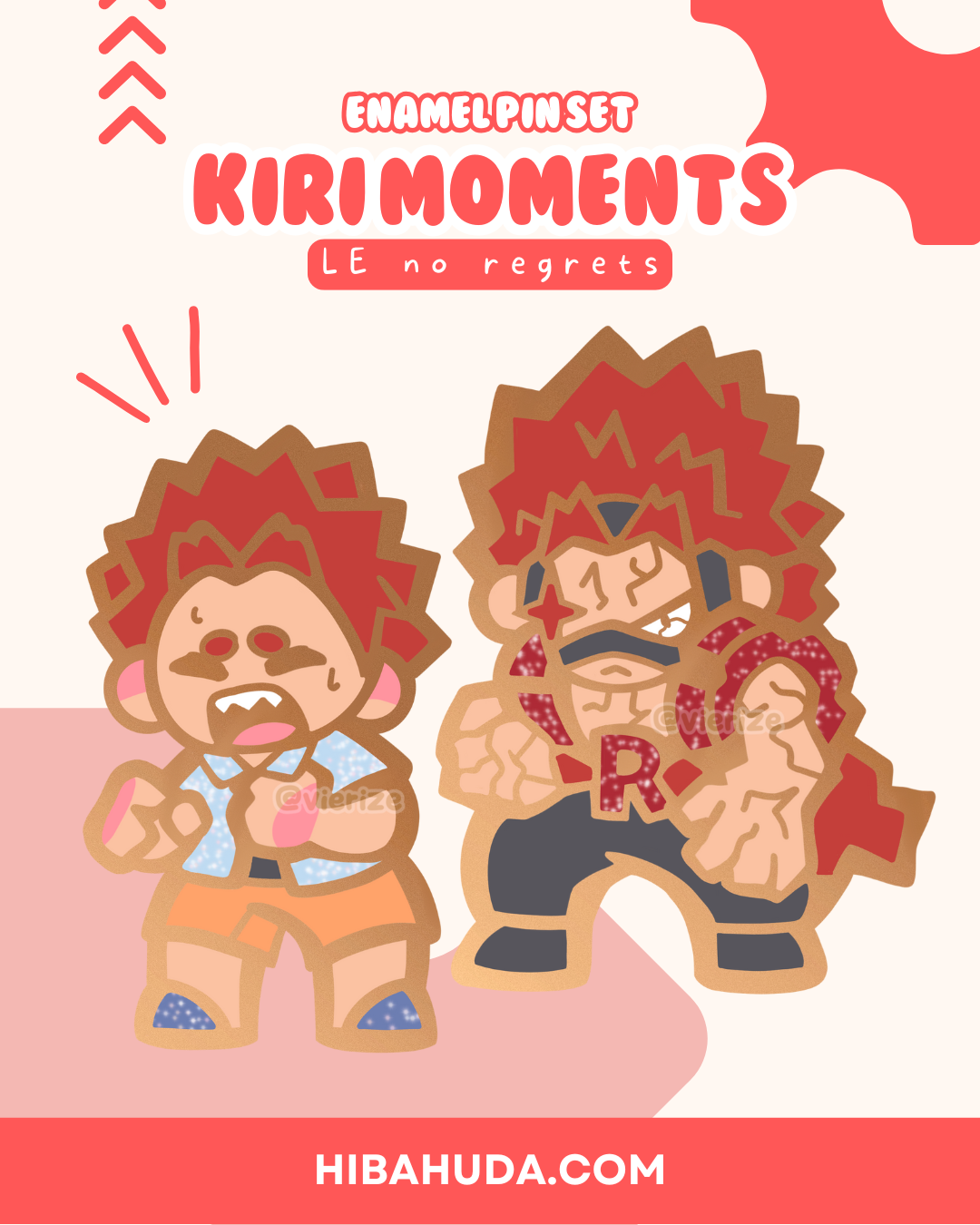 Enamel Pin Set - Kiri Moments LIMITED EDITION glitter variant