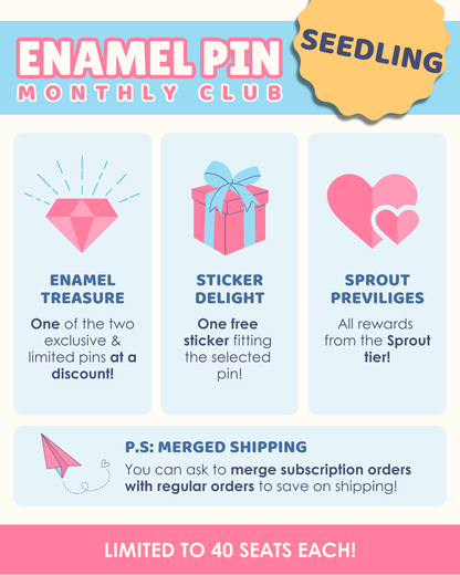 Monthly Subscription Club -  Exclusive & Limited Edition Enamel Pins!