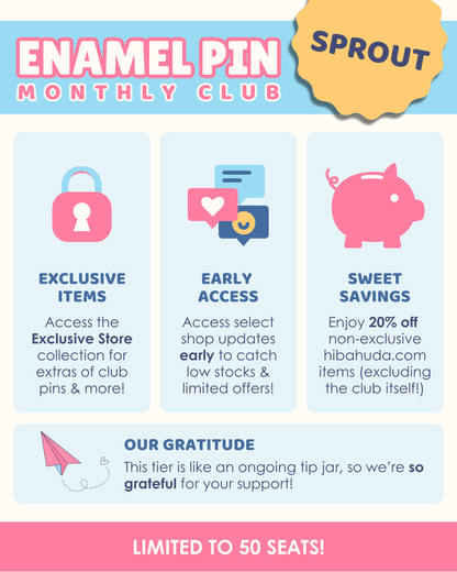 Monthly Subscription Club -  Exclusive & Limited Edition Enamel Pins!