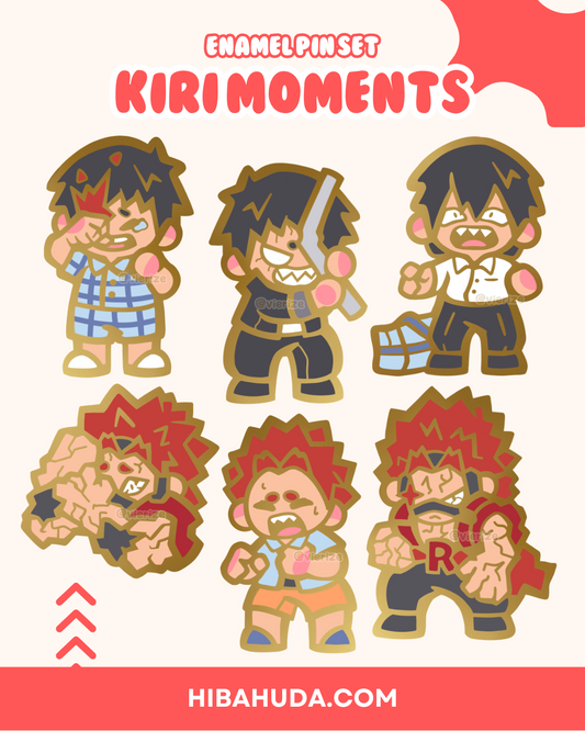 Enamel Pin Set - Kiri Moments