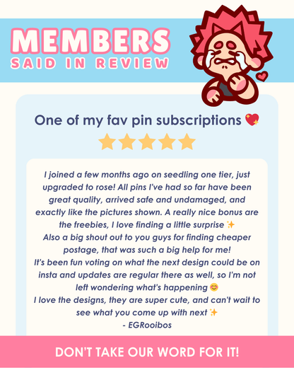 Monthly Subscription Club -  Exclusive & Limited Edition Enamel Pins!