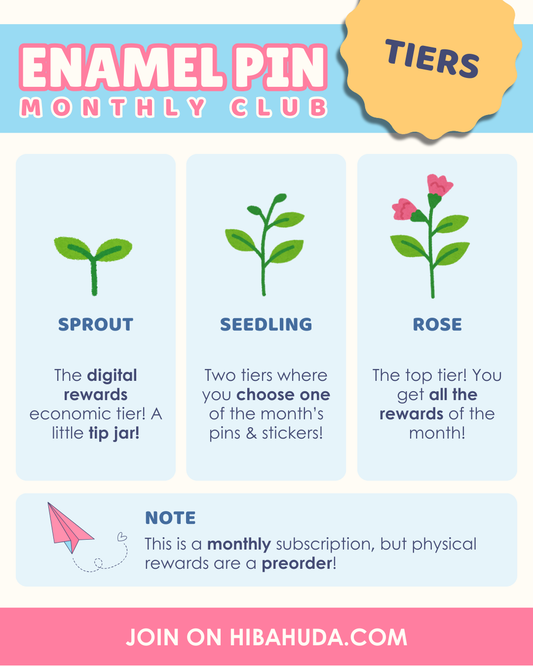 Monthly Subscription Club -  Exclusive & Limited Edition Enamel Pins!