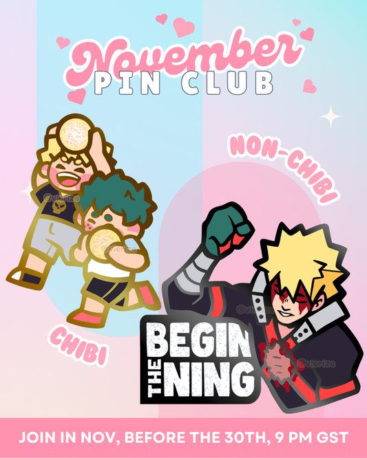 Monthly Subscription Club -  Exclusive & Limited Edition Enamel Pins!