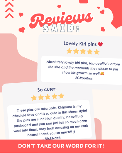 Enamel Pin Set - Kiri Moments