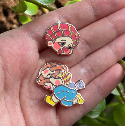 Enamel Pin - Hat Chase