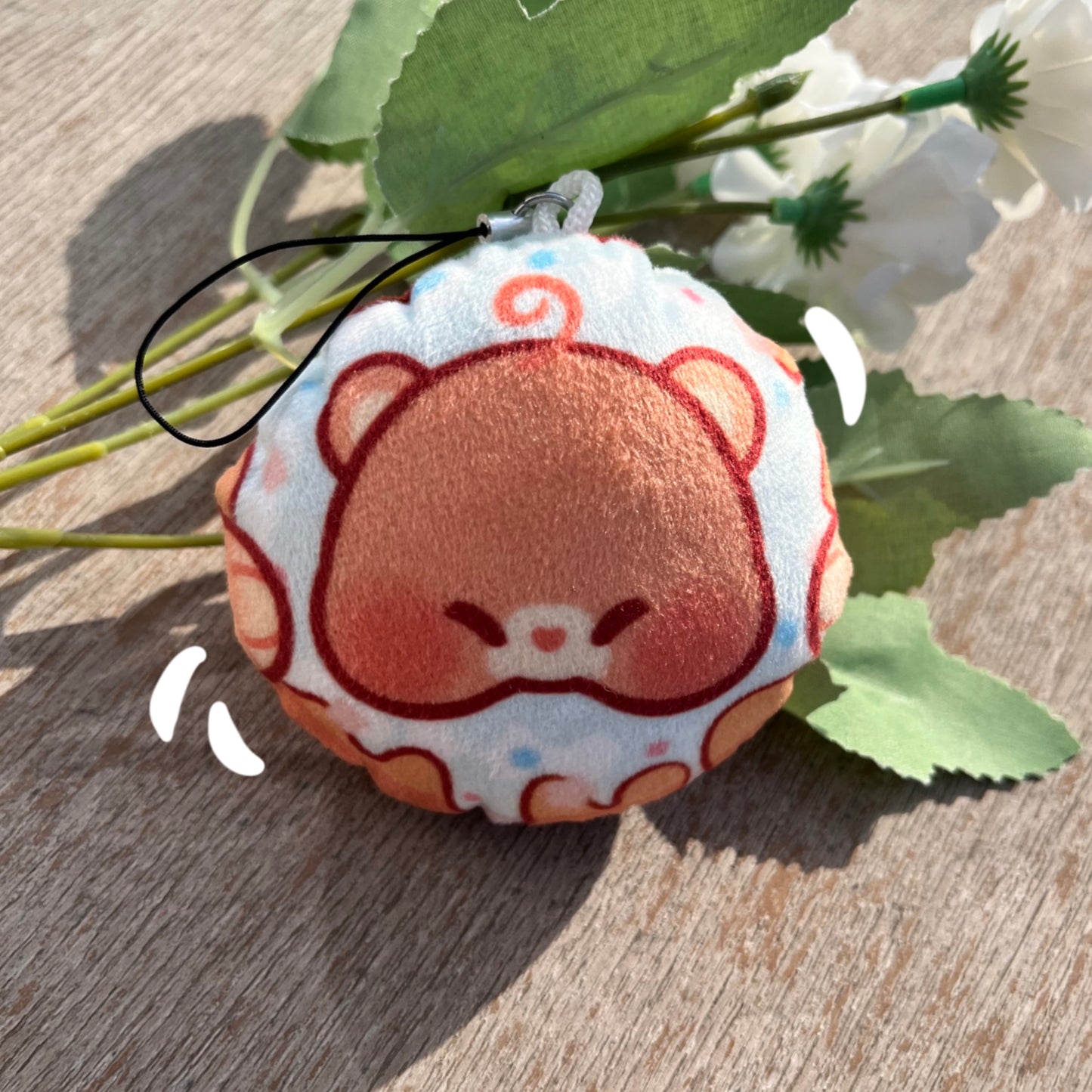 Pillow Keychain - Doughnut Bear