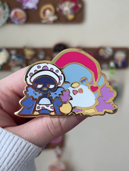 Enamel Pin -  LIMITED EDITION Heart Penguins