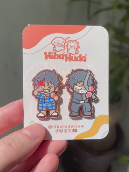 Enamel Pin Set - Kiri Moments LIMITED EDITION glitter variant