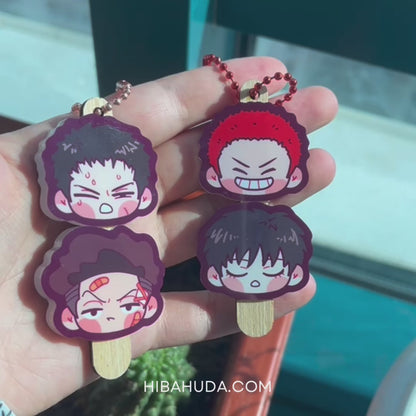 Acrylic Keychain - BBQ Dunks