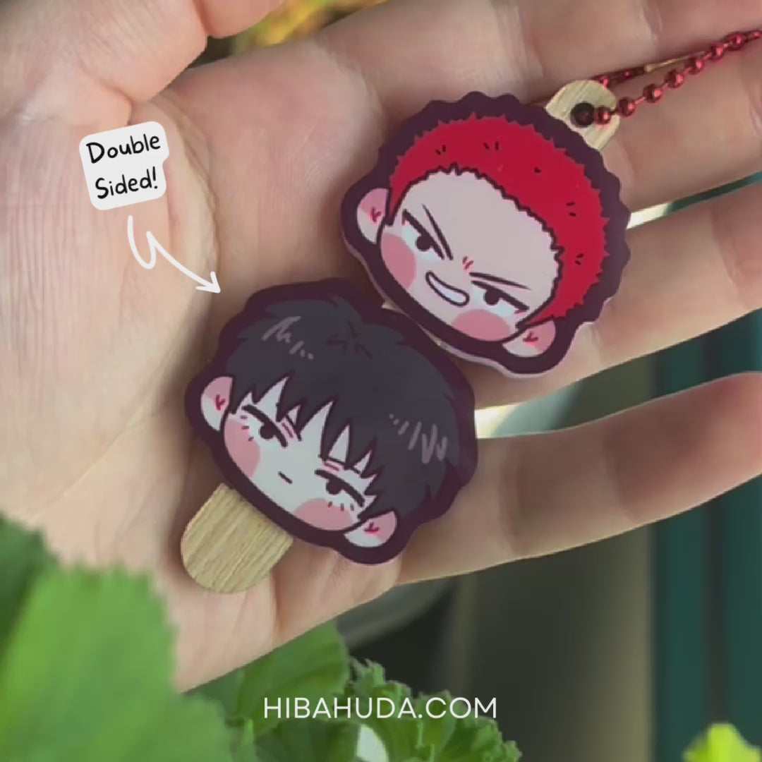 Acrylic Keychain BBQ Dunks HibaHuda