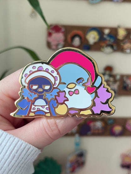 Enamel Pin -  LIMITED EDITION Heart Penguins