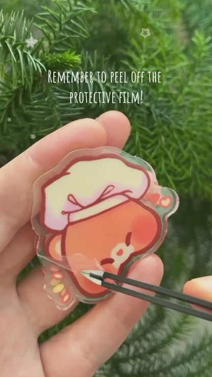 Acrylic Clip Set - Beary Hungry