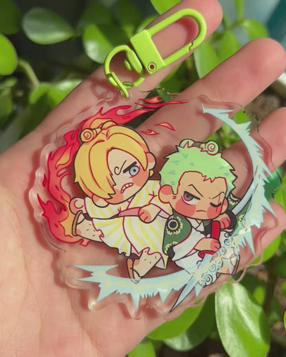 Acrylic Keychain - Double Trouble